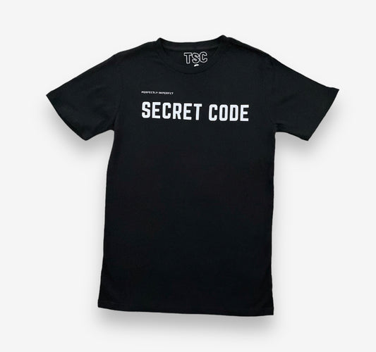 Secret Code  Unisex Heavyweight T-Shirt  (Black or white)