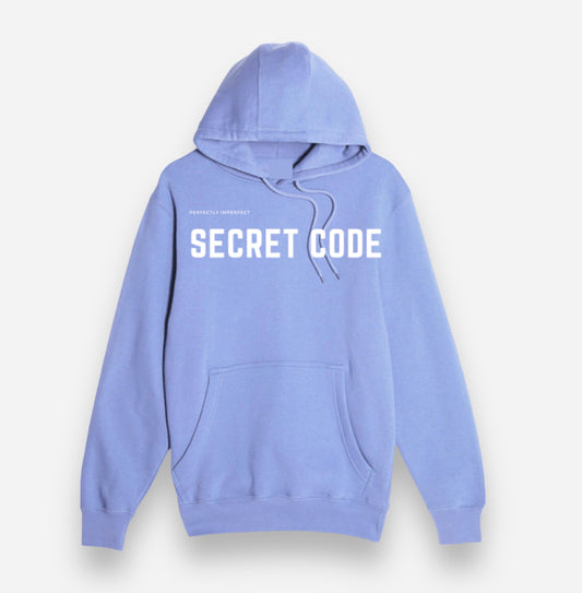 Secret Code Hoodie (Baby Blue)