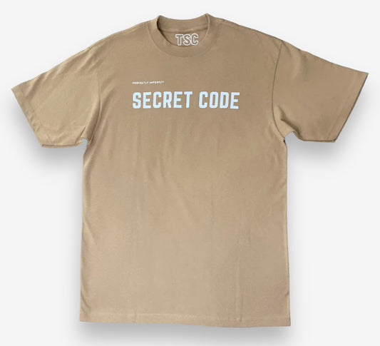 Secret Code  Unisex Heavyweight T-Shirt  (cream)