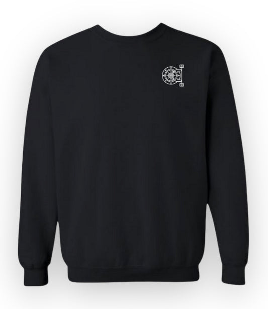 Classic Keypad Unisex Premium Crewneck Sweatshirt (Black)